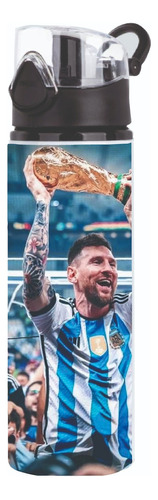 Botella Lionel Messi, Futbol, Argentina, Campeón Mundo 750ml