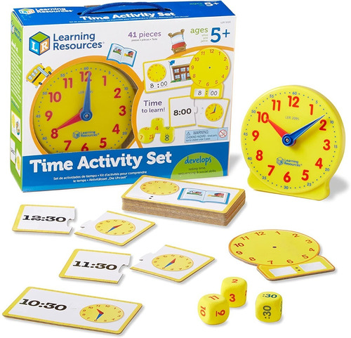 Juguete Didáctico Aprendamos El Reloj Actividad De Tiempo