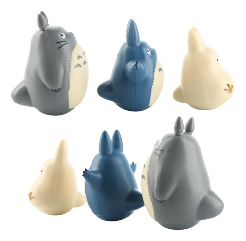 Hayao Miyazaki Totoro Figurita Sobremesa Trompo Vaso 3pcs