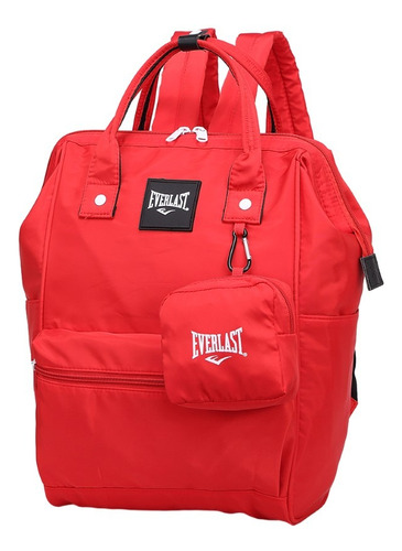 Mochila Everlast Boca De Pez Anti Robo Urbana Con Monedero