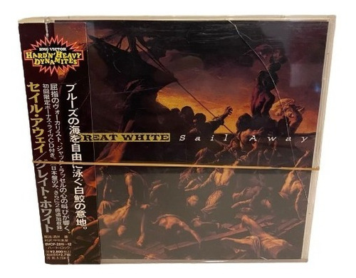 Great White  Sail Away + Anaheim Live Cd Jap Obi Usado