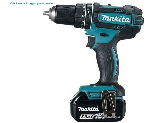 Taladro Rotomartillo Destornillador Inalámbrico Dhp482ryx2 Color Gris