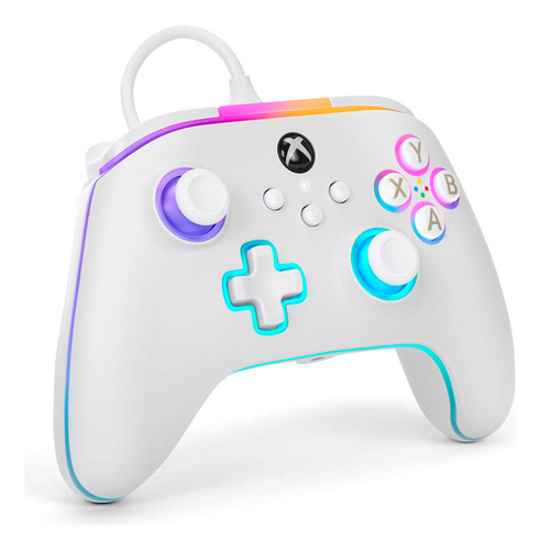 Powera Control Alámbrico Advantage Xbox Lumectra Blanco