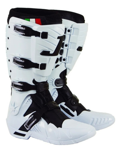 Bota Motocross Jett Lite Trilha Enduro Nova Branca Ou Preta 