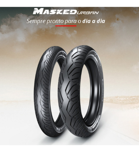 Par Pneu Titan 150/160 90/90-18 + 80/100-18 Masked S Camara