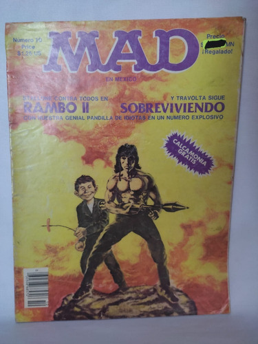 Revista Mad 10 Rambo Mad Mexico