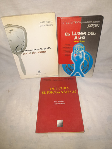 Amarse Con Los Ojos Abiertos + El Lugar Del Alma + Que Cura (Usado)