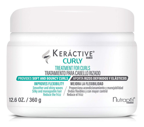 Tratamiento Para Cebello Rizado Keractive Curly Nutrapel