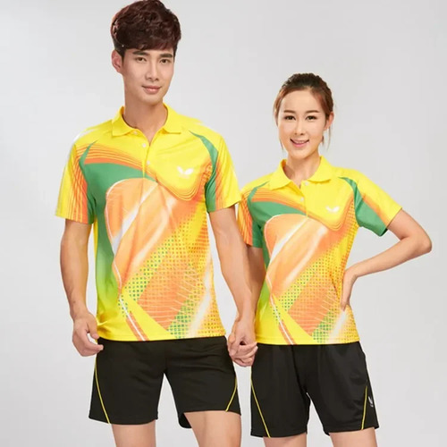 Hombre: Abrigo Amarillo - L - Nueva Ropa De Tenis De Mesa De