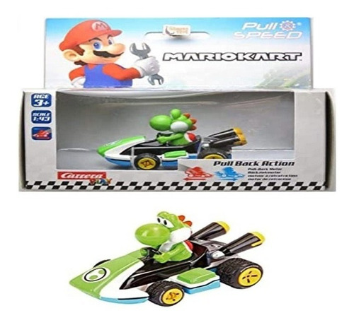 Carros De Friccion Mario Kart Pull Speed      