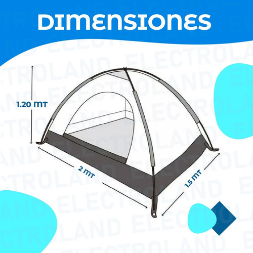 Carpa Igloo 3 Personas Armado Automático Impermeable Camufla