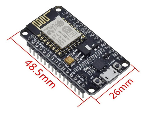Nodemcu V3 Cp2102 Esp8266 Amica 4mb Flash Lua Micro Usb Wifi