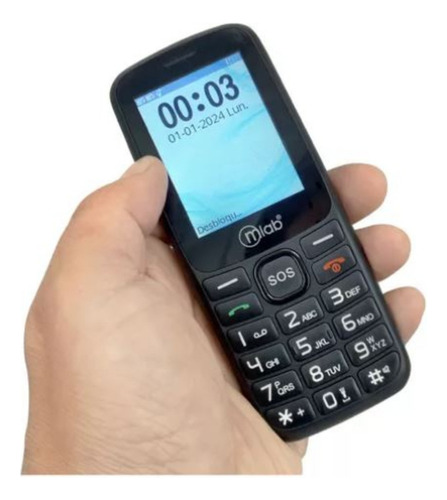 Teléfono Senior Bar Sos 4g Lte Mlab 2.4 9387