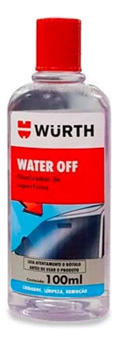 Water Off Repelente De Agua Para Parabrisas 100 Ml