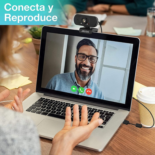 Cámara Web De 1080p Hd Con Micrófono Usb Para Pc O Laptop