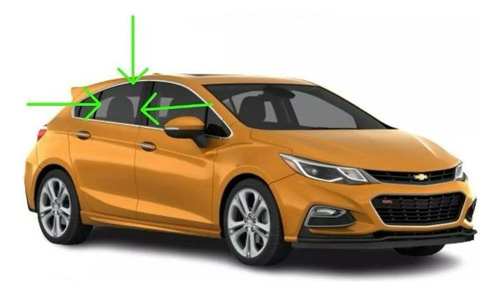 Cristal De Puerta Tra Der Chevrolet Cruze 2017-2018-2019