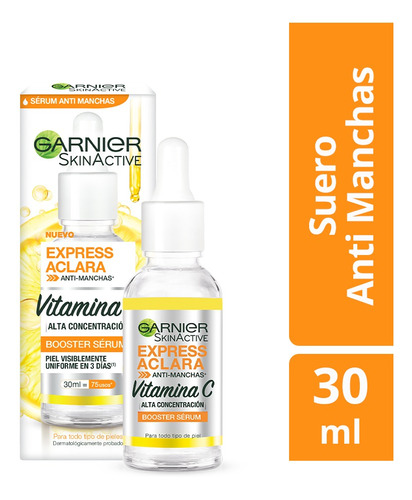 Serum Anti Manchas Express Aclara X30ml Skin Active Garnier