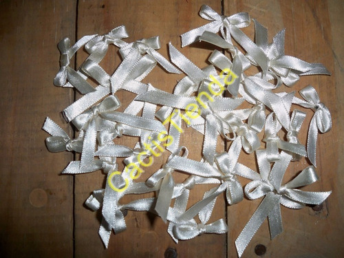 Imagen 8 de 9 de 100lazos De Cinta Unicolor Para Decorar Ropa Intima Y Otros.