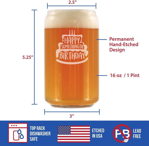 Cumpleaños De Algo - Divertido Cervezas De Cerveza De 16 Oz