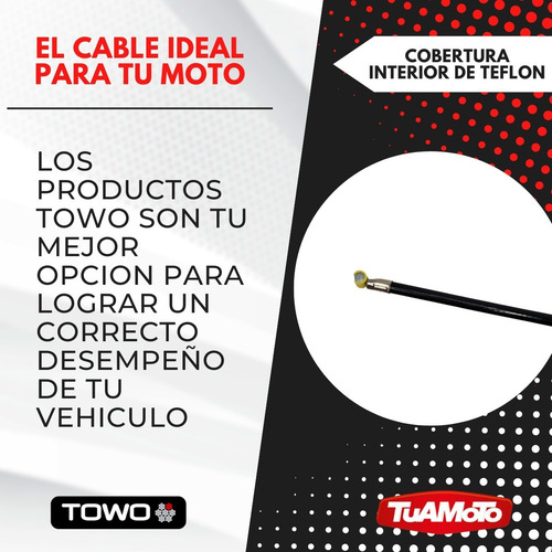 Cable embrague alternativo honda nx4 falcon towo wce35