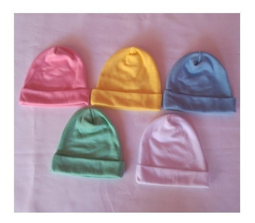 Pack De 3 Gorros Para Bebé Algodón .