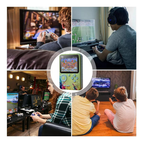 Mini Consola De Juegos Retro Portátil Para Tv Clásica C8 Marrón
