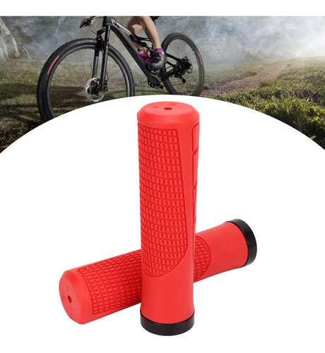 2 Fundas Antideslizantes De Goma Para Manillar De Bicicleta,