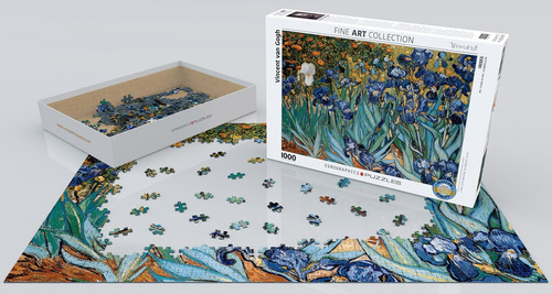 Puzzle 1000 Irises By Van Gogh - Eurographics