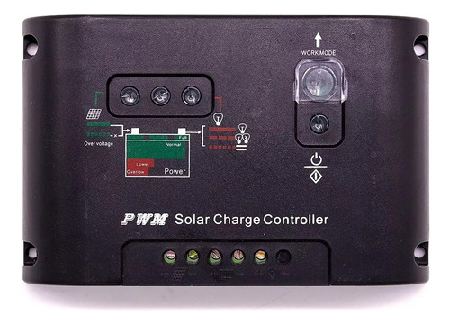 Controlador De Carga 20a Regulador Sistema Painel Solar