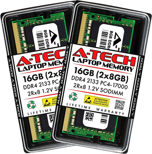 Memoria Ram A-tech Components, 2x8 Gb, Ddr4, 260-pin, Sodimm