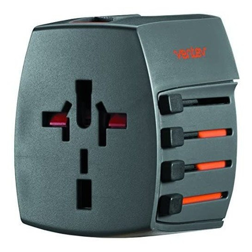 Imagen 2 de 10 de Ventev Hub De Carga Multipuerto 4 Conectores Ac 2 Puertosusb