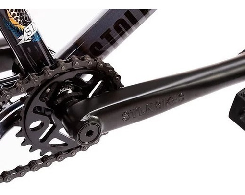 Imagen 7 de 7 de Bicicleta Bmx Stolen Sinner ¡freecoaster Full Cromo! Grey