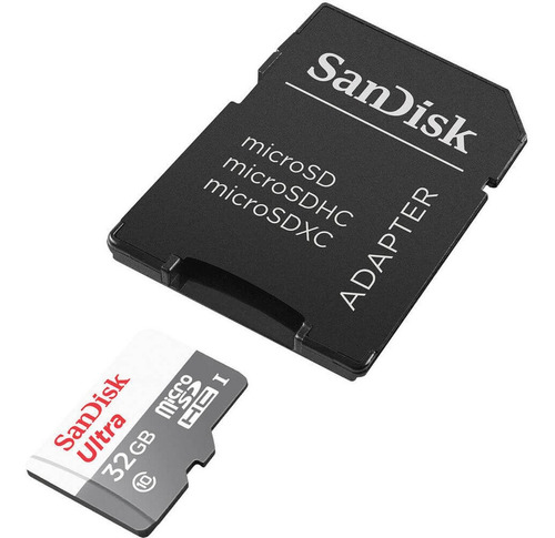 Tarjeta de memoria SanDisk SDSQUNB-032G-GN3MA Ultra con adaptador SD 32GB