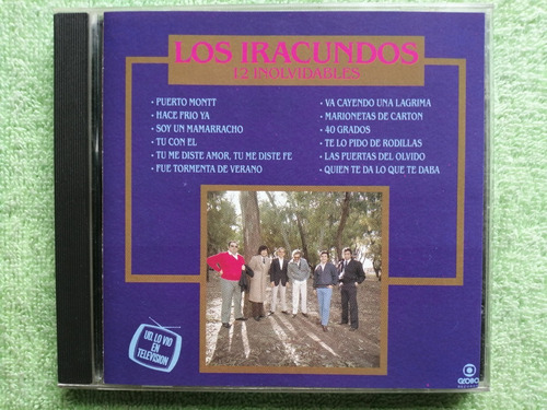 Eam Cd Los Iracundos 12 Inolvidables 1989 Hits Globo Records