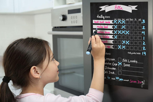 Tablero De Tareas, Gráfico De Rutina De Tareas Niños,...