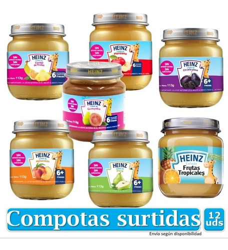 Compota Heinz Pack 113g X12 Unidades