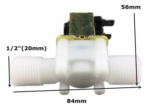 Válvula Solenoide 12vdc 1/2 Compatible Con Arduino
