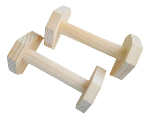 2 Piezas De Paralelas De Madera, Manijas De Flexiones De