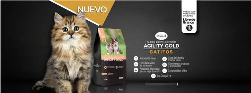 Imagen 3 de 3 de Agility Gold Gatitos 3kg