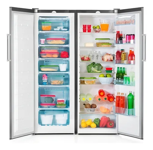 Heladera Vondom Acero Inoxidable Con Freezer 580lts