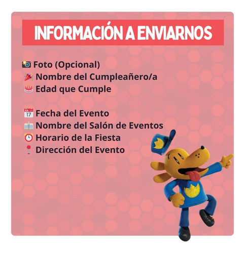 Invitación Digital Animada De Cumpleaños Infantil - Tiziben Polican