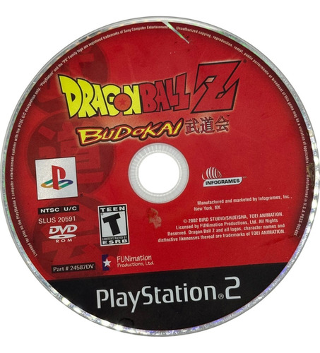 Dragon Ball Z Budokai - Ps2 (Reacondicionado)
