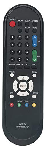 Nueva Sustituido Ga667wjsa Remote Fit Para Sharp Tv Lc 32