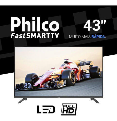Smart Tv 43 Philco Android Tv Full Hd Borda Infinita P43eaa