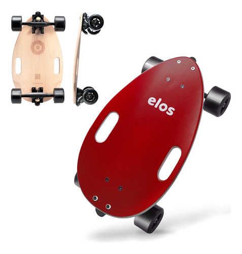 Elos Mini Longboard Cruiser Tabla De Skate Portátil Y Lige