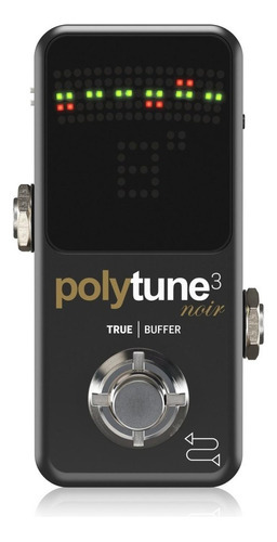 Sintonizador de pedal Tc Electronic Polytune3 Noir