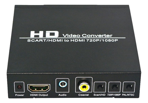 Scart Component Vga A 720/ 1080p Coaxial Converter