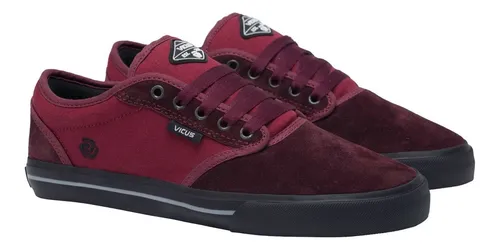 Zapatillas color bordo hot sale