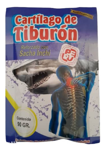 Cartílago De Tiburón X 6 Pack Con Omega 3 Rinde 60 Dias