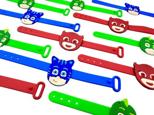 Pulseira Pj Marks10un Lembrancinha Tema Festa Borracha Mimo
